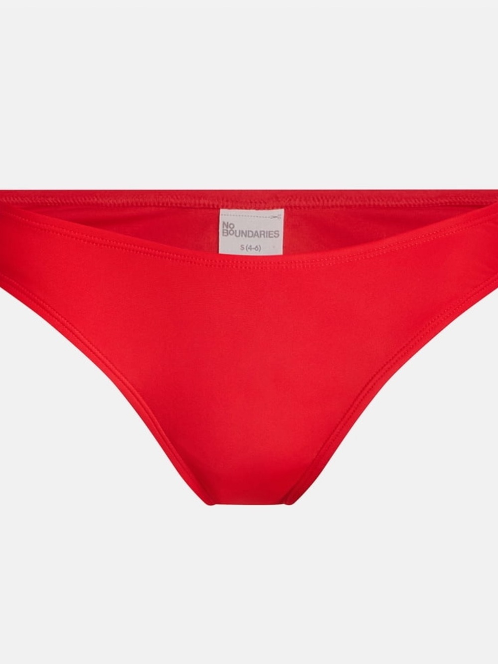 No Boundaries Embroidered High Cut Bikini Bottoms